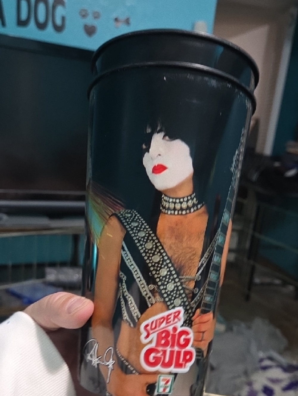 Kiss Concert Super Big Gulp Cup with Red, Black and Orange Graphics - Picture 4 of 5